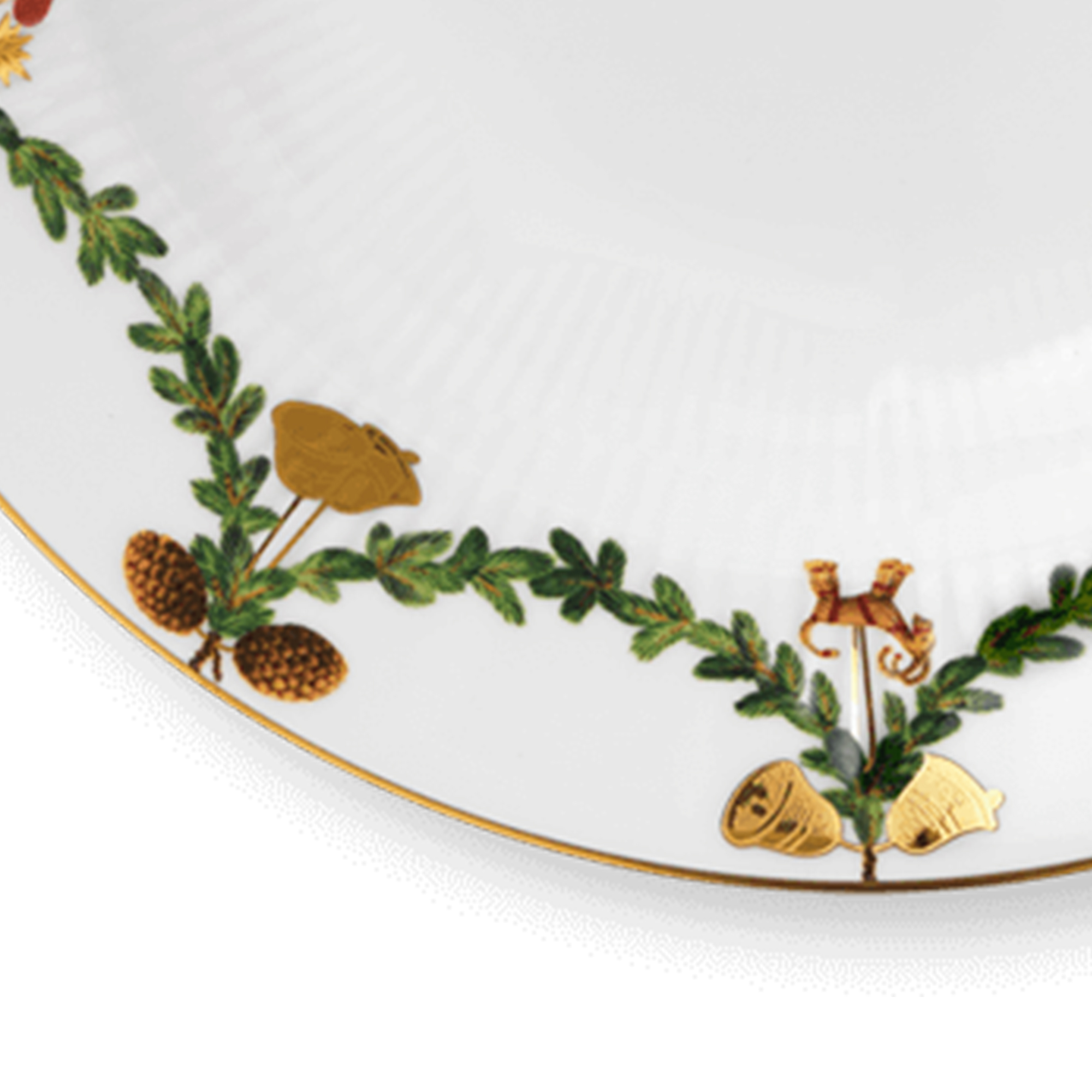 Zoom image of Star Fluted Christmas Deep Plate 24 cm